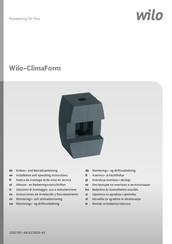 Wilo ClimaForm Serie Instrucciones De Instalación Y Funcionamiento