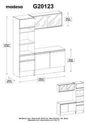 MD Móveis madesa G20123 Manual Del Usuario
