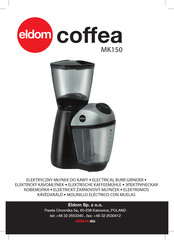 Eldom coffea MK150 Manual De Instrucciones