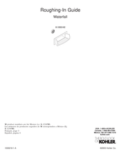 Kohler K-1002-H2 Diagrama De Instalación