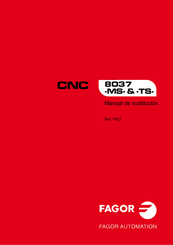 Fagor CNC 8037 TS Manual De Sustitución