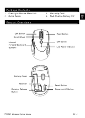 Prestigio PMSOW03 Manual De Instrucciones