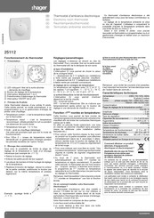 Hager 25112 Manual De Instrucciones
