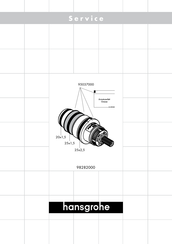 Hansgrohe Axor Citterio M 98282000 Instrucciones De Servicio