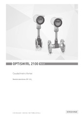 KROHNE OPTISWIRL 2100 Manual Del Usuario