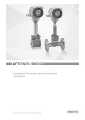 KROHNE OPTISWIRL 5080 Manual Del Usuario