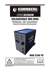 Kommberg Pro Master MAG 5340 TK Manual Del Usuario