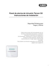 Abus Terxon SX Instrucciones De Instalación