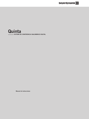 Beyerdynamic Quinta Manual De Instrucciones