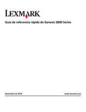 Lexmark Genesis S800 Serie Manual Del Usuario