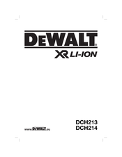 DeWalt DCH214 Traducido De Las Instrucciones Originales