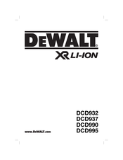 DeWalt DCD937 Traducido De Las Instrucciones Originales