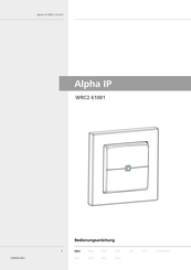 Alpha IP WRC2 61001 Manual De Instrucciones