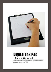 iVistaTablet Digital Ink Pad Manual Del Usuario