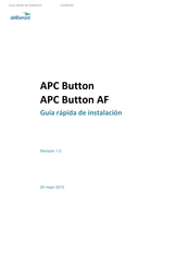 Deliberant APC Button AF Guía Rápida De Instalación