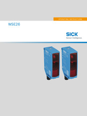 SICK WSE26 Serie Instrucciones De Operación