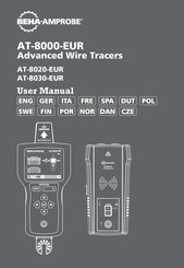 Beha-Amprobe AT-8020-EUR Manual De Instrucciones