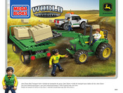Mega Bloks WORLD BUILDERS JOHN DEERE BALE TRANSPORT UNIT Manual De Instrucciones