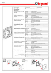 Legrand 0 672 35 Manual De Instrucciones