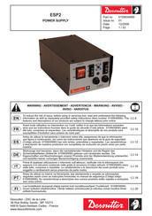 Desoutter ESP2 Manual De Instrucciones