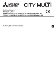 Mitsubishi Electric CITY MULTI PEFY-P20-VMA-E2 Manual De Instrucciones