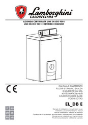 Lamborghini Caloreclima EL_DB E Manual Para La Installación Y El Mantenimiento