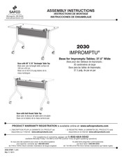 Safco Impromptu Instrucciones De Ensamblaje