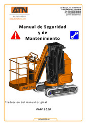 ATN PIAF 1010 Manual De Uso Y Mantenimiento