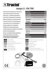 Tractel tempo 2 Manual De Empleo Y De Mantenimiento