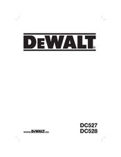 DeWalt DC528 Manual Del Usuario