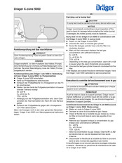 Dräger X-zone 5000 Guia De Inicio Rapido