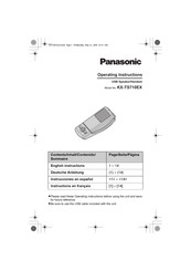 Panasonic KX-TS710EX Instrucciones De Operación