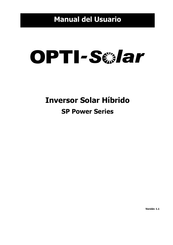 opti-solar SP3000 Power-M Manual Del Usuario