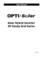 opti-solar SP Handy Grid Serie Manual Del Usuario