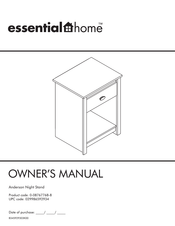 Essential Home 0-08767768-8 Manual Del Propietário