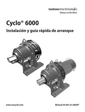 Sumitomo Drive Technologies Cyclo 6000 Instalación Y Guía Rápida