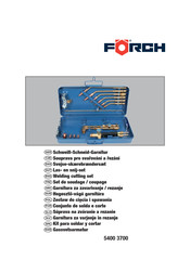 Forch 5400 3700 Manual Del Usuario