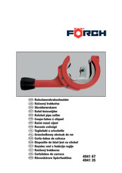 Forch 4941 35 Manual Del Usuario