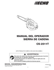 Echo CS-2511T Manual Del Operador