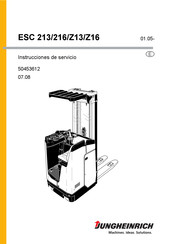 Jungheinrich ESC 213 Instrucciones De Servicio