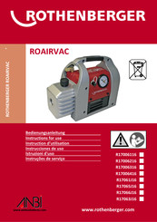 Rothenberger ROAIRVAC R17066J16 Instrucciones De Uso