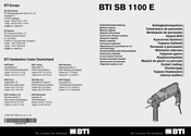 BTI SB 1100 E Manual Original