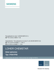 Siemens LOHER CHEMSTAR 1PS4 Instrucciones De Servicio/Instrucciones De Montaje