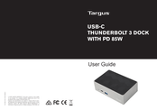 Targus Thunderbolt 3 USB-C Manual Del Usuario