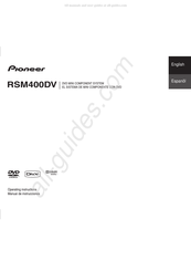 Pioneer RSM400DV Manual De Instrucciones