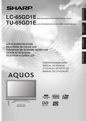 Sharp AQUOS TU-65GD1E Manual De Manejo