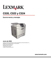 Lexmark C520 Guía De Menús