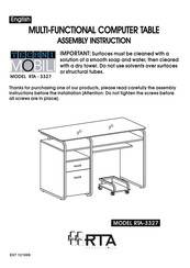 Techni Mobili RTA-3327 Instrucciones De Ensamblado