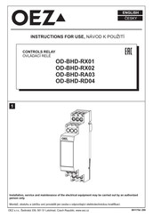 OEZ OD-BHD-RX02 Manual Del Usuario