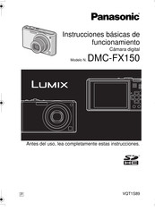 Panasonic Lumix DMC-FX150 Instrucciones Básicas De Funcionamiento